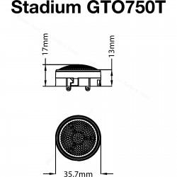 JBL Stadium GTO750T